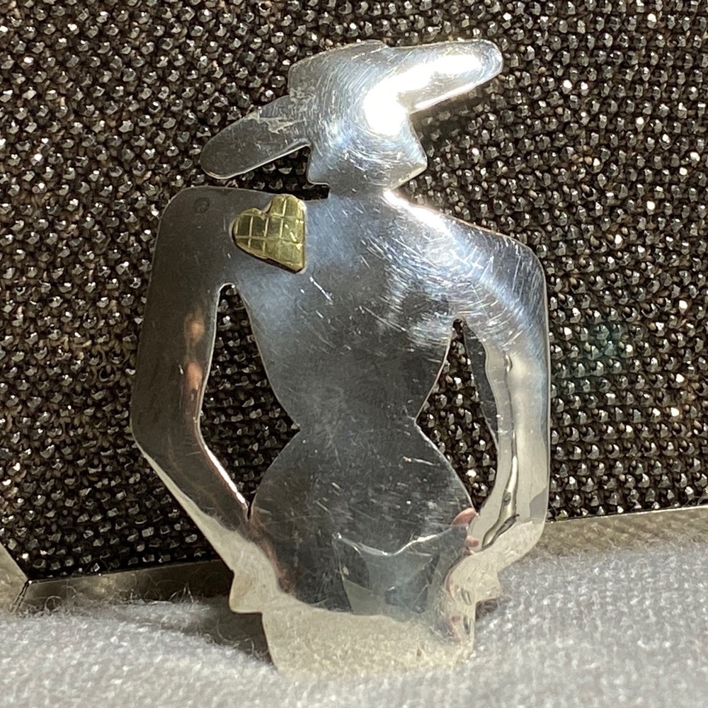 JOANIE KAHN Sterling Silver Vintage Brooch/Pin